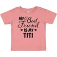 thumbnail image 3 of Inktastic My Best Friend is My Titi with Hearts Boys or Girls Baby T-Shirt, 3 of 5