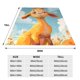thumbnail image 3 of Fotbe Happy Goat In Meadow Manta de Franela Acolchonada con Estampado, Súper Suave y Esponjosa, Extra Grande para Sofá, Cama, Uso Todo el Año-80"x60", 3 of 7
