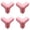 Pink, variant on Silicone Corner Protectors 4 Pack Self Adhesive Bumpers - Food Grade Anti Collision Edge Guards for Furniture Table Counter Range Hood, Soft Shock Absorbing Guards for Home Office and Baby Safety