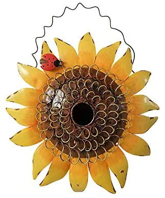 Bird House Cute Pastoral Wooden Hanging Outdoor Decorative Bird House NEW 
