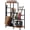 New dark brown, variant on Guitar Stand for Acoustic Multiple Guitars Holder with 3-tier Storage Shelf, Guitars Display Rack Guitar Amp Accessories with Soft-Padded Protect Multi Guitar Stand for Home Studio Music Room