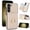 White, variant on ELEHOLD Case for Samsung Galaxy S23 Plus,Business PU Leather Stand Case with Card Holder & Ring Holder,Black