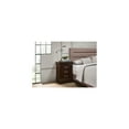 thumbnail image 3 of Homestock Vintage Visions Nightstand With Dovetailed Drawers and Traditional Design, Ideal for Storing Bedside Essentials with Lasting Durability-Color:Cappuccino,Size:3 Drawer, 3 of 6