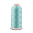 thumbnail image 3 of Shisuyan 3000 Yards Spool Luminous Glow In The Dark Machine Embroidery Sewing Thread (Light Blue), 3 of 3