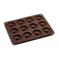thumbnail image 1 of Donut molde de silicona DIY decoración la torta del pudín jalea horno hornear herramienta galleta, 1 of 6