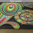 thumbnail image 6 of Ambesonne Pop Art Place Mats Set of 4, Chameleon Embelished, Standard Size, Multicolor, 6 of 6