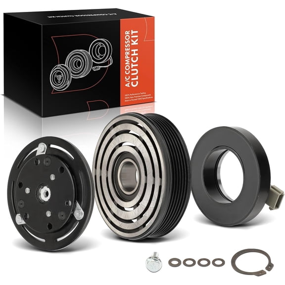 A-Premium A/C Compressor Clutch Kit Fit for 1989-1996 Ford F-150 F-250 F-350, Focus, Ranger & Select Lincoln, Mazda, Mercury Models & More