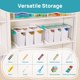 thumbnail image 5 of anizador de Manualidades de Plástico Transparente de 24 QT con 6 Insertos Desmontables, Caja de Almacenamiento de Suministros de Arte y Herramientas para Manualidades, Crayones, Lápices, 1, 5 of 7
