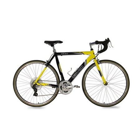 22.5" GMC Denali 700c Men's Road Bike, Black/Yellow