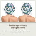 thumbnail image 2 of Pofeuu Cute Rabbit Easter Print Silk Bonnet for Sleeping, Satin Hair Bonnets, Soft Elastic Band Silk Sleep Cap, Hair Wrap, 2 of 6