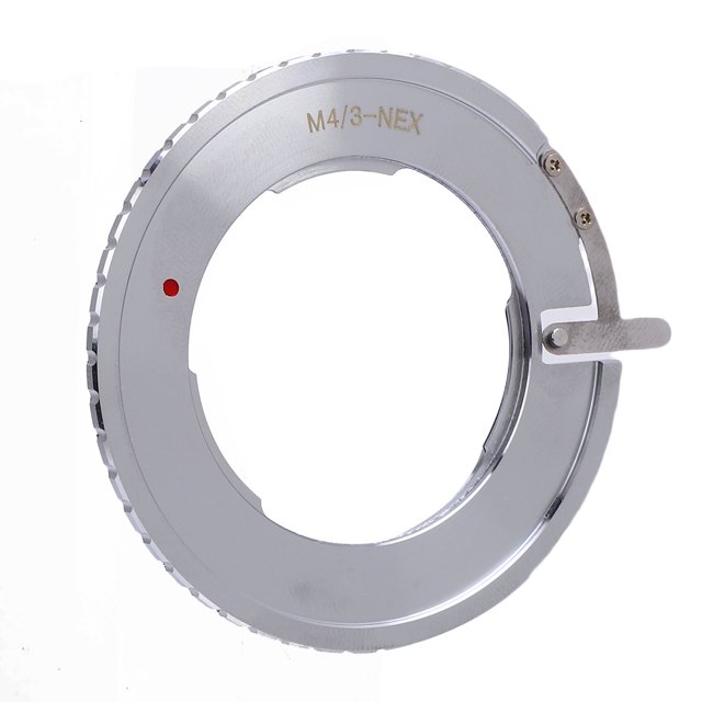 Anillo Adaptador De Lente Apto Para Lente De Montaje M4/3 Apto Para Cámara De Montaje NEX Anillo Convertidor De Lente De Cámara De Cobre De aleación De Aluminio