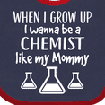thumbnail image 4 of Inktastic Future Chemist Like Mommy Boys or Girls Baby Bib, 4 of 4