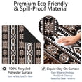 thumbnail image 4 of Boho Inspired Large Non-Skid Rubber Pad for Game Tables 31.5 Inch Square Mahjong Playing Mat with Quiet Design for Tiles Cards and Family Entertainment, 4 of 7