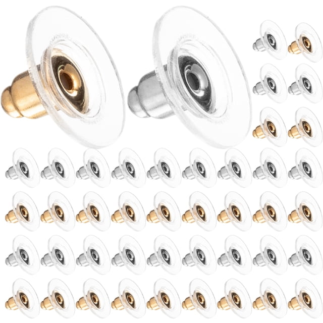 200pcs Earring Backings Earring Safety Backs Earring Stoppers DIY Jewelry Parts