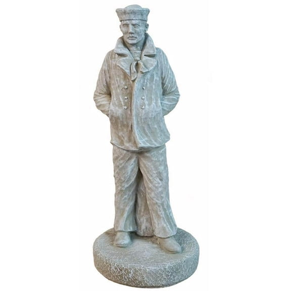 24 in. Sailor Concrete Garden Statue