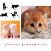 CYFW Robot Cat, My Realistic Robot Kitten, My Realistic Robot Pet, Electronic Interactive Stuffed Cat - Walking, Barking, Tail Wagging, Robot Cat for Kids