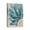 Blue And White-76, variant on Modern Elegance Abstract Blue Flickering Flower Canvas Wall Art - Stunning Paintings for Your Bedroom, Office & Home Decor, 12x16 inches