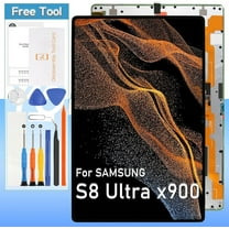 Original for Samsung Galaxy Tab S8 Ultra Screen Replacement SM-X900, SM-X906 14.6" LCD Display Touch Digitizer Assembly with Tools