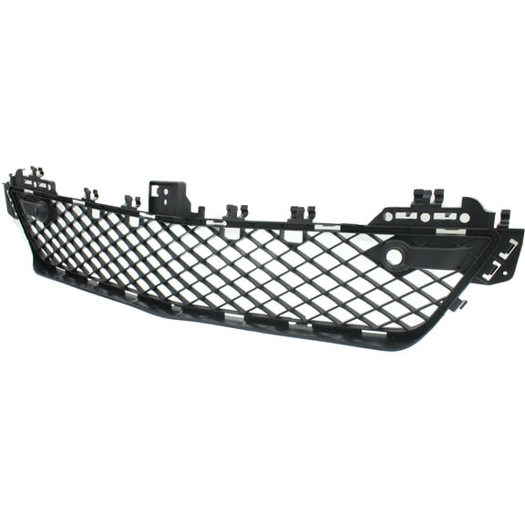 Bumper Grille Compatible With 2012-2015 Mercedes Benz C250 2012-2014 C300 Textured Black
