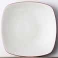 thumbnail image 4 of Noritake Colorwave Raspberry Set of 4 Square Dinner Plates, 4 of 6