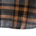 thumbnail image 6 of DDAPJ pyju Fashion Flannel Shirt for Men 2023 Clearance,Regular Fit Button Down Checked Shirts Long Sleeve Lapel Plaid Shirt Jackets Fall Winter Lightweight Outerwear, 6 of 7