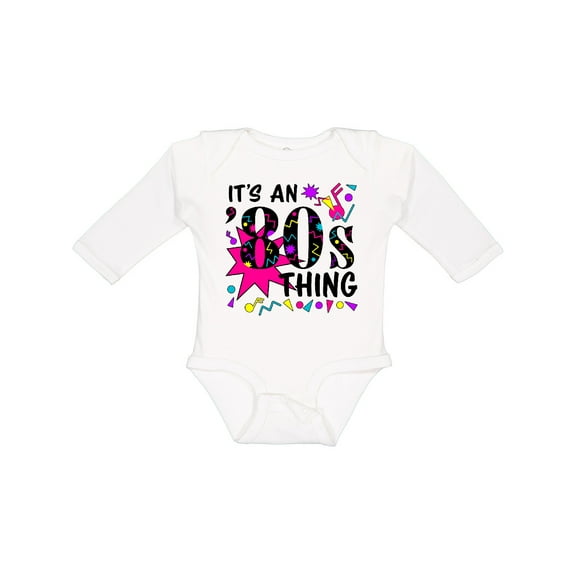 Inktastic It's an '80s Thing Boys or Girls Long Sleeve Baby Bodysuit