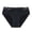 Black, variant on Women's Panties Category Product Title Solid Color Lace Menstrual Underwear with Four-Layer Leak and Absorption Reusable Comfort Briefs for Home and Casual Wear
