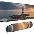 thumbnail image 1 of LighthouseThemed Large Gaming Mousepad 31.5x12 inch Waterproof NonSlip Desk Mat for Home Office Work Keyboard Pad Essential for Working from Home, 1 of 6