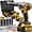2*4.0Ah Upgrade Wrench+Fast Charge, variant on DGB Cordless Impact Wrench, High Torque Rechargeable Power Tool for Automotive Tire Changes and Fastening Repairs