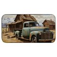 YANMS Truck House Barn Felt Square Floor Mat Outdoor Entrance for Home