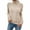 Apricot, variant on Long Sleeved Women Fall Winter Turtleneck Slim Sweater Solid Casual Knit Pullovers