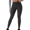 thumbnail image 3 of Visit the JURANMO Store Womens Lightweight Leggings Full Length High Waist Running Sport Pants Stretch Gym Yoga Workout Legging Gray M, 3 of 9