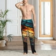 thumbnail image 2 of Fotbe Underwater Treasure Chest Pantalones de Pijama para Hombre, Pantalones de Dormir, Pantalones de Casa con Cintura Ajustable y Bolsillos-XX-Large, 2 of 6