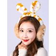 thumbnail image 3 of Cache-Oreilles Mignons d'Hiver pour Femmes, Oreilles d'Animal de Vache Rabbit, Doux et Chauds pour l'Extérieur, pour Femmes et Filles, 3 of 6