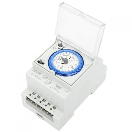 

DOACT Time Switch SUL181D Mechanical Timer 15 Minutes 24 Hours Timer Time Switch Relay 250VAC 16A Mechanical Timer