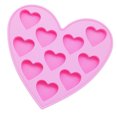 thumbnail image 1 of Molde De Silicona Fondant Cake Decorating Chocolate Molde Para Hornear Herramienta DIY - Rosado, Corazón Sunnimix Molde de silicona para chocolate, 1 of 8