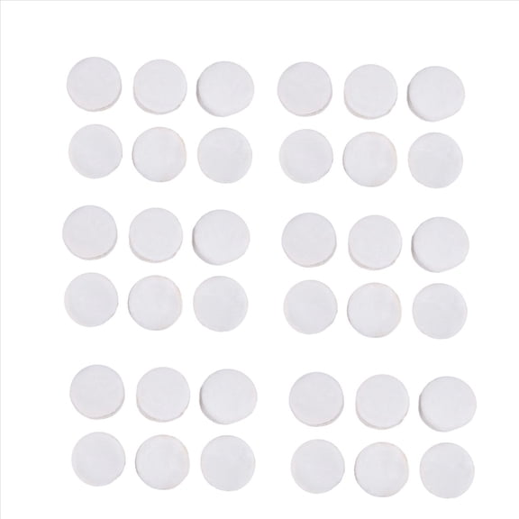 120Pcs 125mm Car Polishing Pad 5 Inch Polish Waxing Pads Fiber Polisher Bonnet Car Paint Care,120* car polishing pad,White