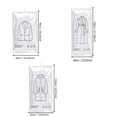 thumbnail image 2 of Rectangular Hanging Vacuum Storage Bag, Short Garment Compression Bag for Suits, Coats, Dorm and Closet Storage, 2 of 5