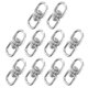 thumbnail image 5 of Gancho de ojo giratorio de doble extremo conector de grillete en forma de 8 de acero inoxidable Conector en forma de 8 con 10 grilletes giratorios para senderismo ANGGREK Otros, 5 of 8