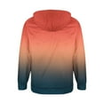 thumbnail image 4 of Sudadera con capucha para hombre, informal, a la moda, con cremallera, estampado degradado, manga larga, sudadera con capucha, blusa de poliéster para hombre, 4 of 4
