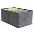 thumbnail image 3 of Foldable Closet Organizer Bins Storage Bins Organizer Containers for Shelves Home Office Clothes, 3 of 4