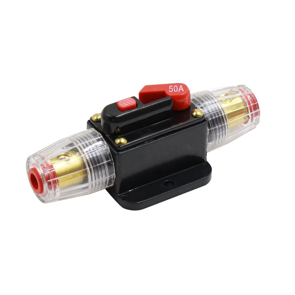 DC 1224V 50A Audio Fuse Holder Fuseholder Block for Cars Vehicle