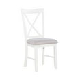 thumbnail image 4 of Pemberly Row Transitional Wood Six Piece Dining Set in Smokey White and Gray, 4 of 29