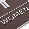 thumbnail image 2 of Hotel Self-adhesive Toilet Sign Plastic Restroom Door Sign Toilet Sign Board, 2 of 8