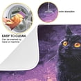 thumbnail image 2 of Dish Drying Mat Kitchen Pad Large Counter Absorbent Dish Mats Drainer Black Cat Rabbit and Crows, 2 of 8