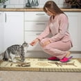 thumbnail image 4 of Vintage Puppy Yellow Pattern Style Kitchen Mats for Floor Non Skid Non-Slip, Absorbent Mats Set Of 2 for Sink Waterproof Runner Rug for Laundry Room,kitchen Rugs and Mats 17.7x24+17.7x48inch, 4 of 7