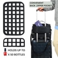 thumbnail image 2 of Estuche organizador de esmaltes de uñas GR69N con capacidad para 50 botellas, color negro, 2 of 6