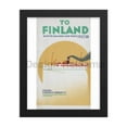 thumbnail image 2 of To Finland - Winter Sailings and Fares 1937/38 from the Finland Steamship Company Ltd. Framed Vintage Travel Poster, 2 of 11