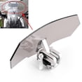thumbnail image 3 of Universal Adjustable Windshield Extension Deflector For Honda Yamaha Smoke, 3 of 6