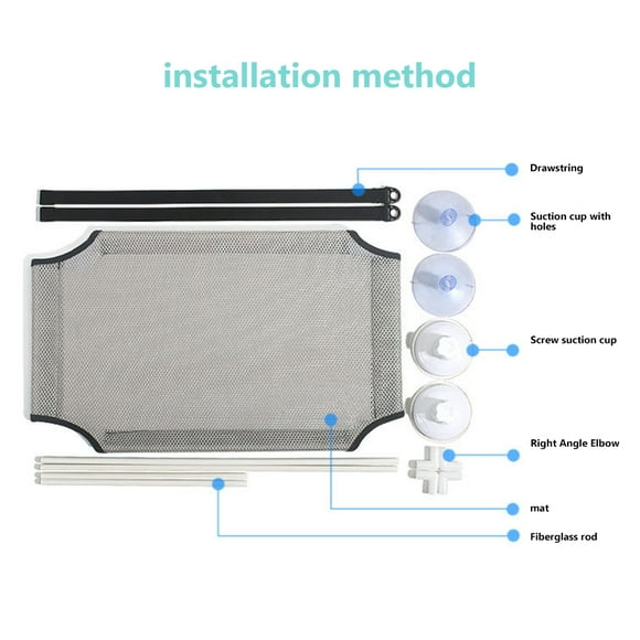 Cat Hammock Double Layer Cat Window Hammock Cat Window Perch Double Layer Cat Window Hammock Cat Window Perch Strong Suction Cups Cat Hammock For Window Kitty Sunny
